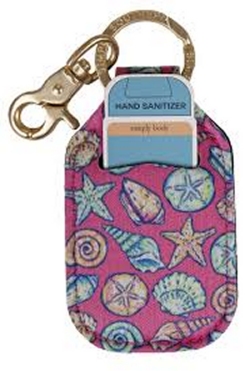 Sanitizer Keychain Shell Pink